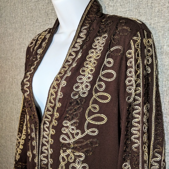 Objects D'art Embroidered Jacket - Picture 3 of 5